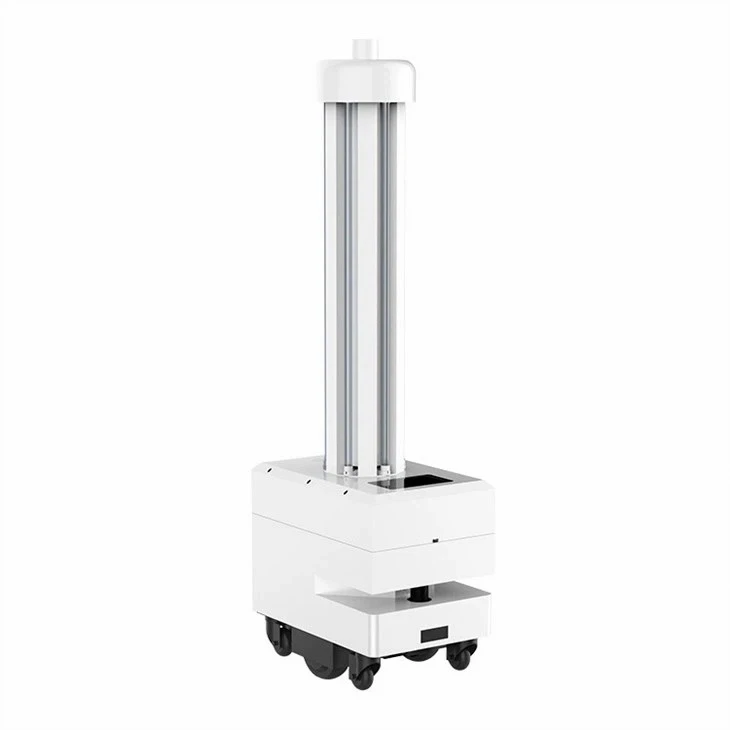 Slimnīcas UV gaismas sanitizer robots
